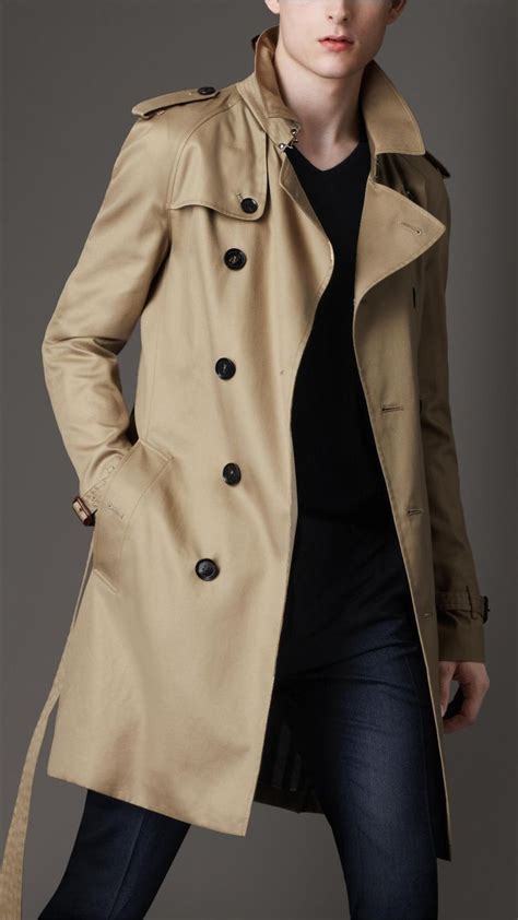 burberry parka heren|Burberry men's overcoat sale.